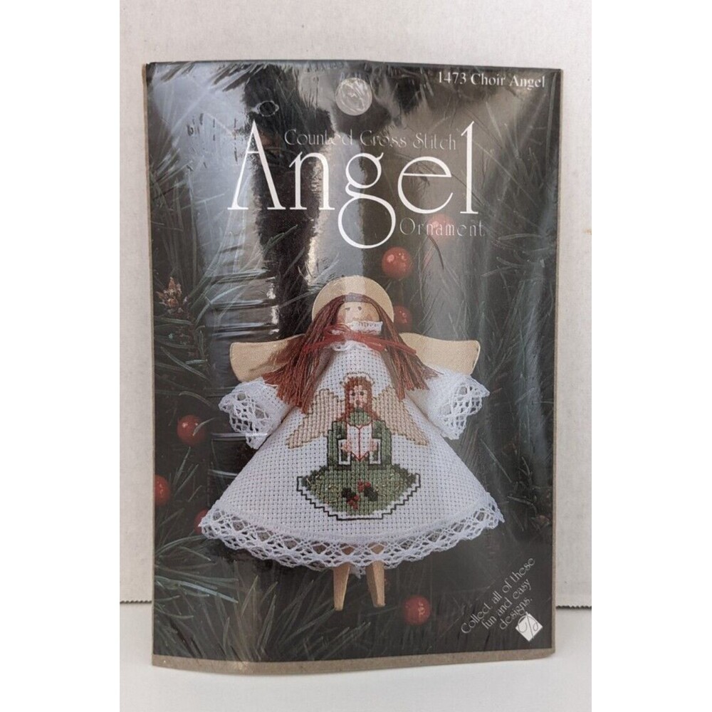 NEW Designs for the Needle Counted Cross Stitch Kit #1473 Choir Angel Ornament